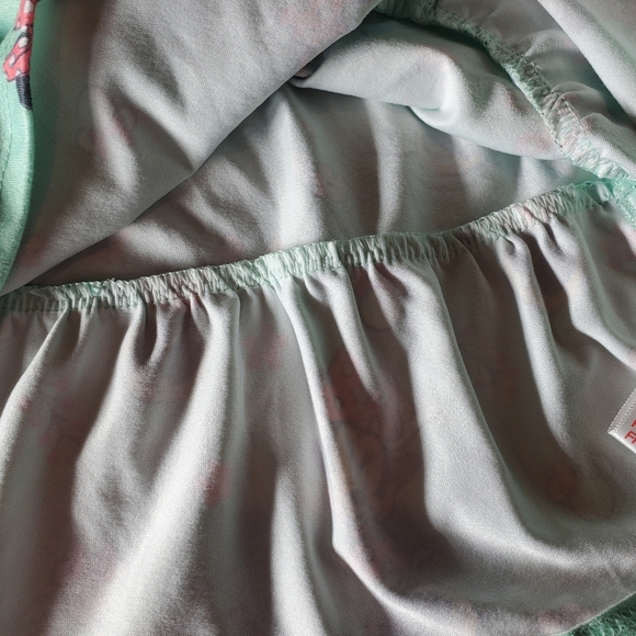 Disney Baby Minnie Mouse 2Pc Matching Mint Green Tiered Dress Set Size 3M NWOT - Picture 10 of 16